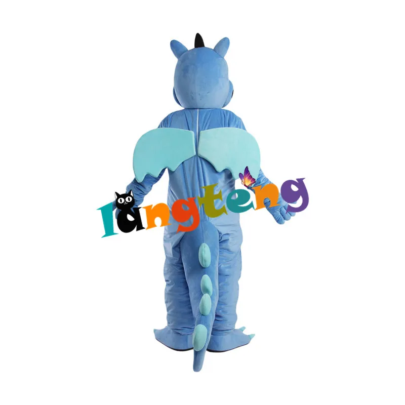 1303 lustige angepasste lila Dinosaurier Maskottchen Kostüm Cartoon Cosplay Fursuit für Erwachsene