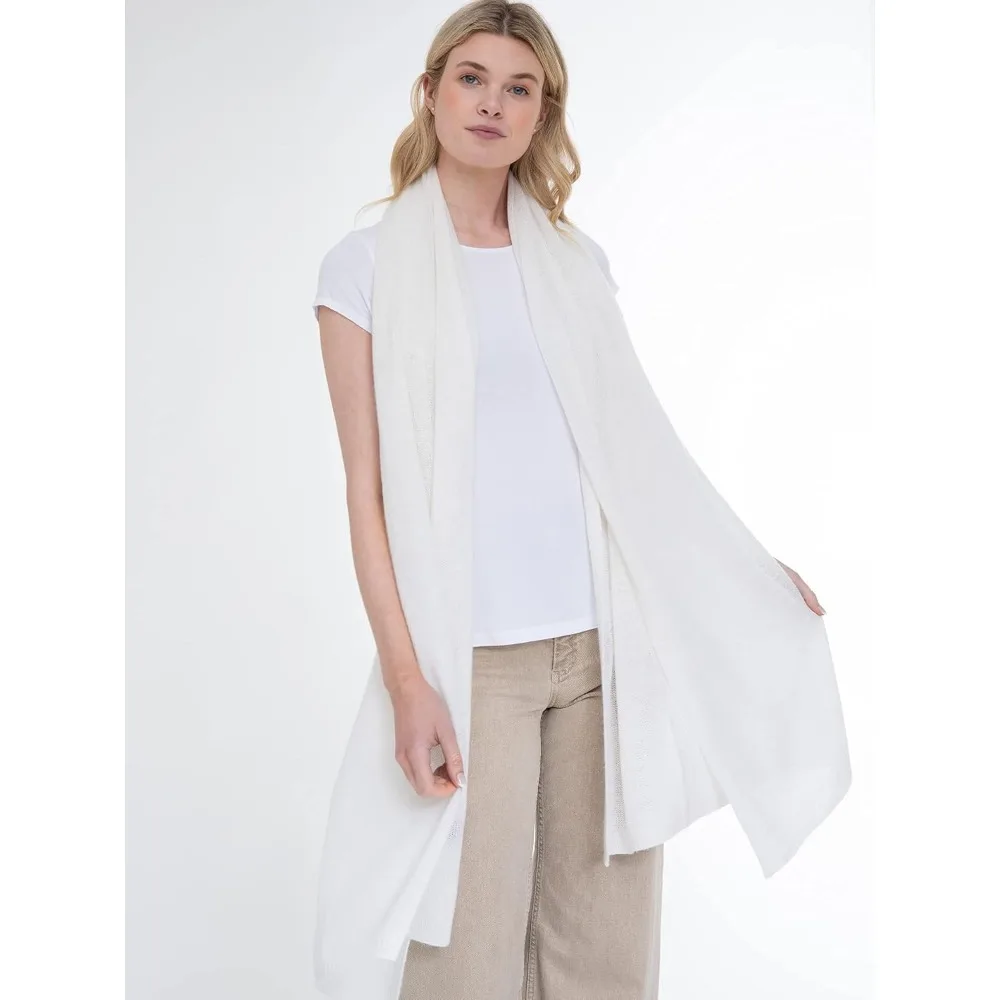 럭셔리 경량 100% 캐시미어 여행용 랩 편안한 여행을 위한