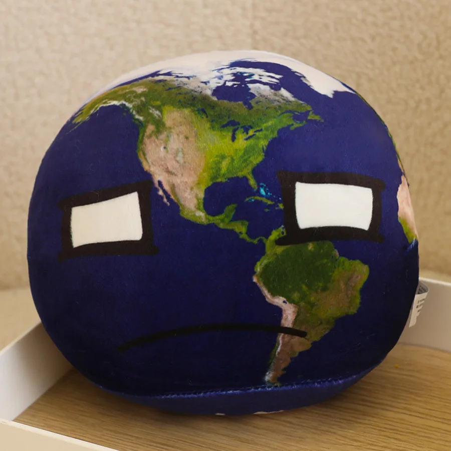 New Solar System Ball Pillow Pendant Earth Moon Venus Uranus Neptune Mars Jupiter Plush Doll Toys Kids Christmas Birthday Gift