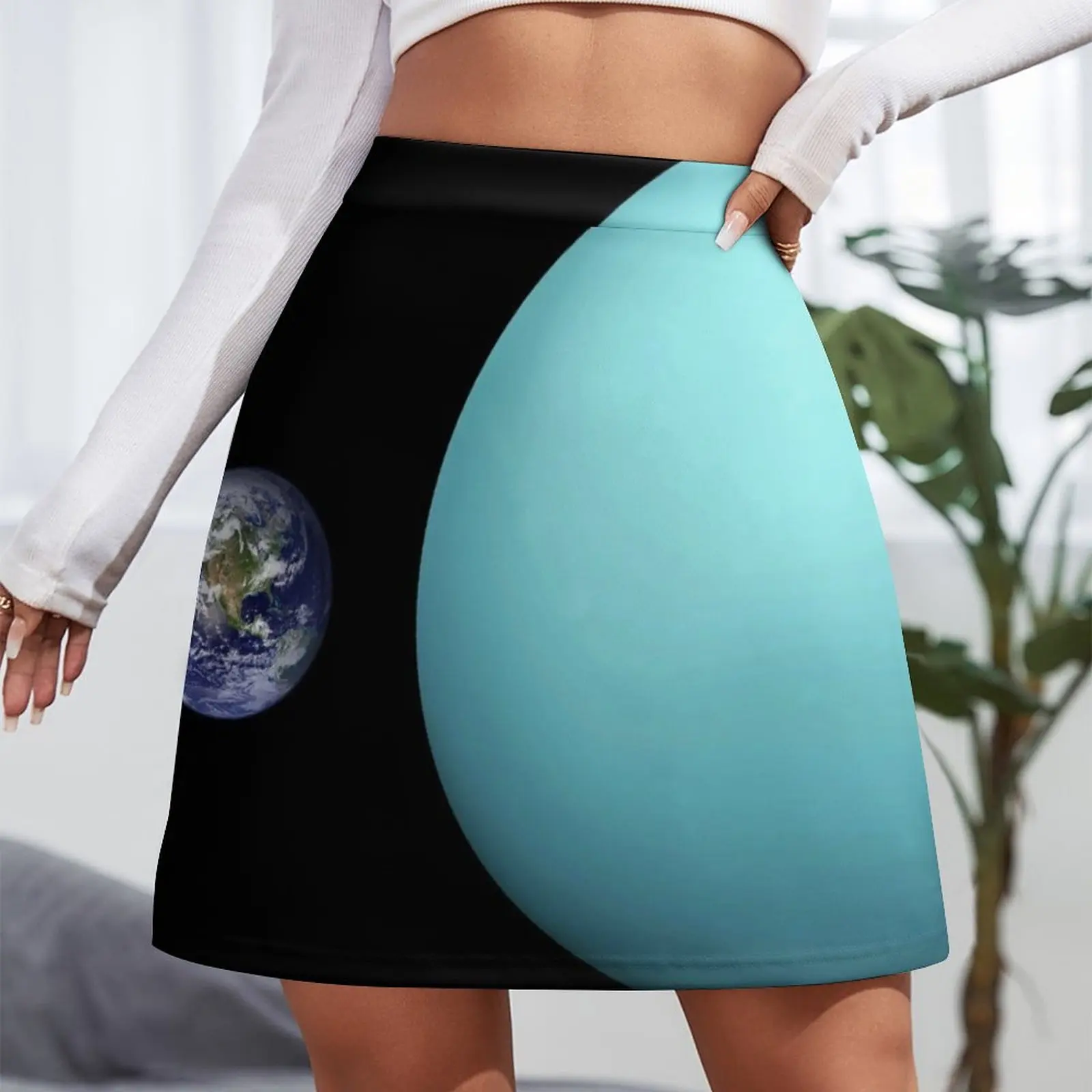 Comparison of the sizes of Uranus and Earth. Mini Skirt dress summer dresses for women 2023