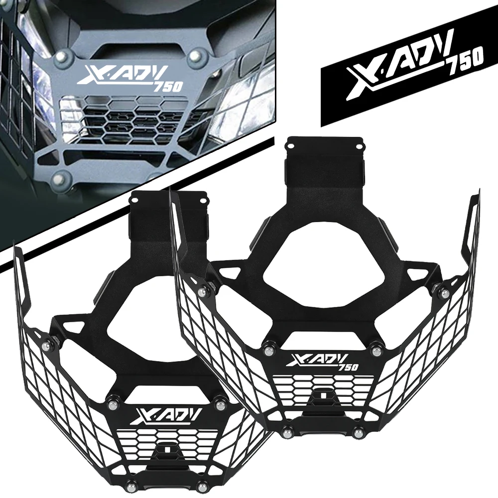 

Motorcycle FOR HONDA XADV750 X ADV750 X-ADV XADV 750 2017-2024 2023 2022 2021 Headlight Grille Guard Cover Protection 2026 2025