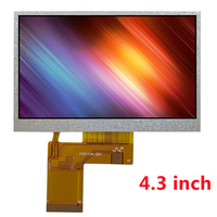 4.3 inch 480xRGBx272 GC3047 Driver 350 bright TFT lcd display module Without touch 40PIN RGB