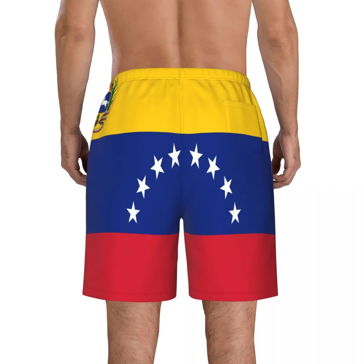 Mens Swimming Shorts Swimwear Flag Of Venezuela Men Trunks Swimsuit Man Beach Wear Short Pants Bermuda Boardshorts