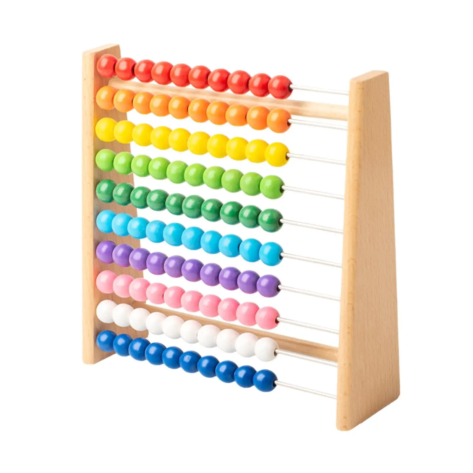 Classic Wooden Counting Frame Abacus Beads Math Toy for Kids Color Recognition Educational Learning Gift