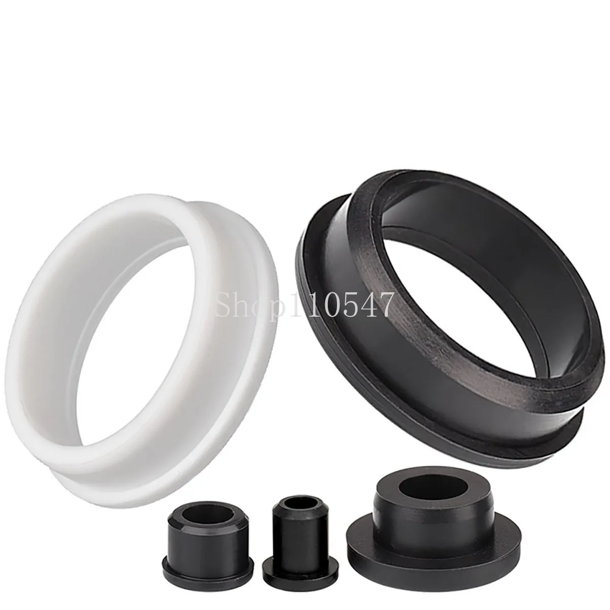 Hollow Silicone Rubber Grommet Hole Plug End Cap Bung Wire Cable Protect Bush Through Hole Inserts Oring Sealed Gasket