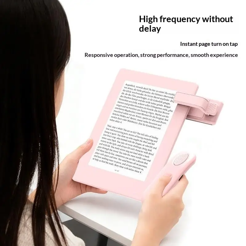 Ultra Portable Page Turner Remote Clicker 55mAh Compact Wireless Controller for Travel Reading  Scrolling