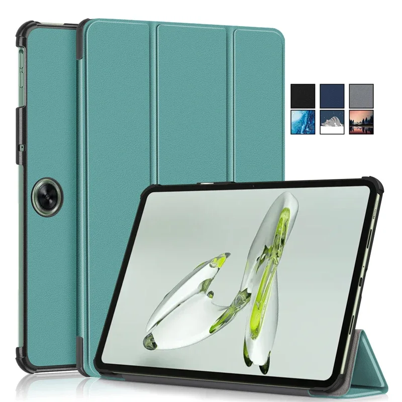 For OnePlus Pad Go Case 2023 11.35 inch Folding Stand Smart Folio Tablet for Oppo Pad Air2 Air 2 Cover with Auto Sleep/Wake Kids