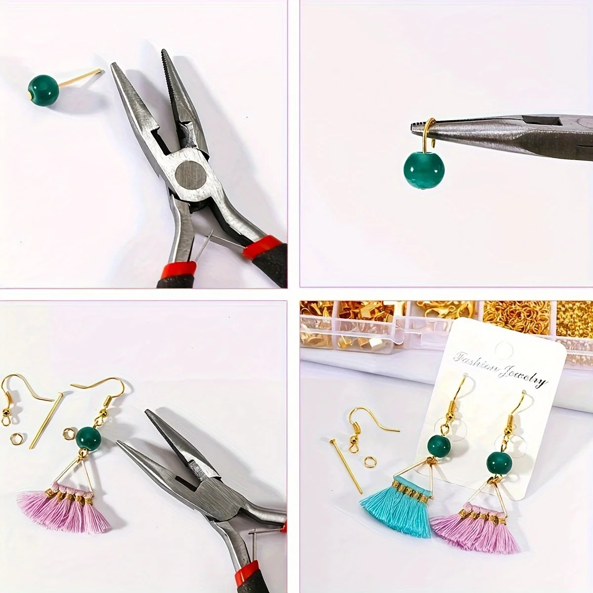 طقم أدوات صنع المجوهرات للمبتد - مراجعة Jewelry Making Pliers Set وسعره