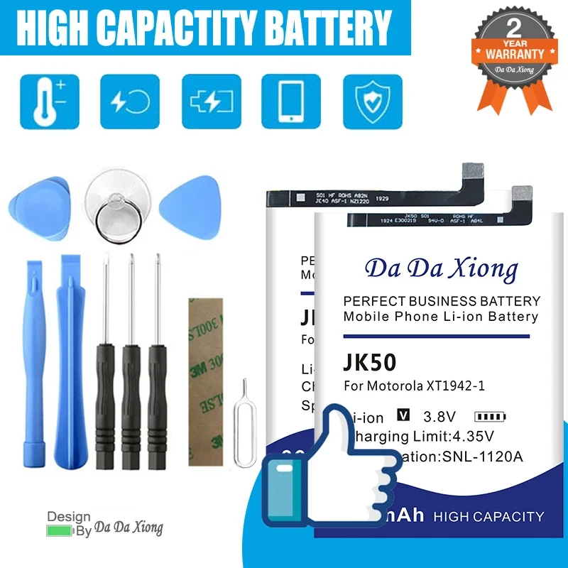 HC40 JE40 JE40 HE50 Battery For Motorola Moto Q8 Z C J Z2 Z3 E2 E3 E4 E5 E6 G G2 G3 G4 G5 G7 E X X+1 X4 play 3A P30 S Pure Plus