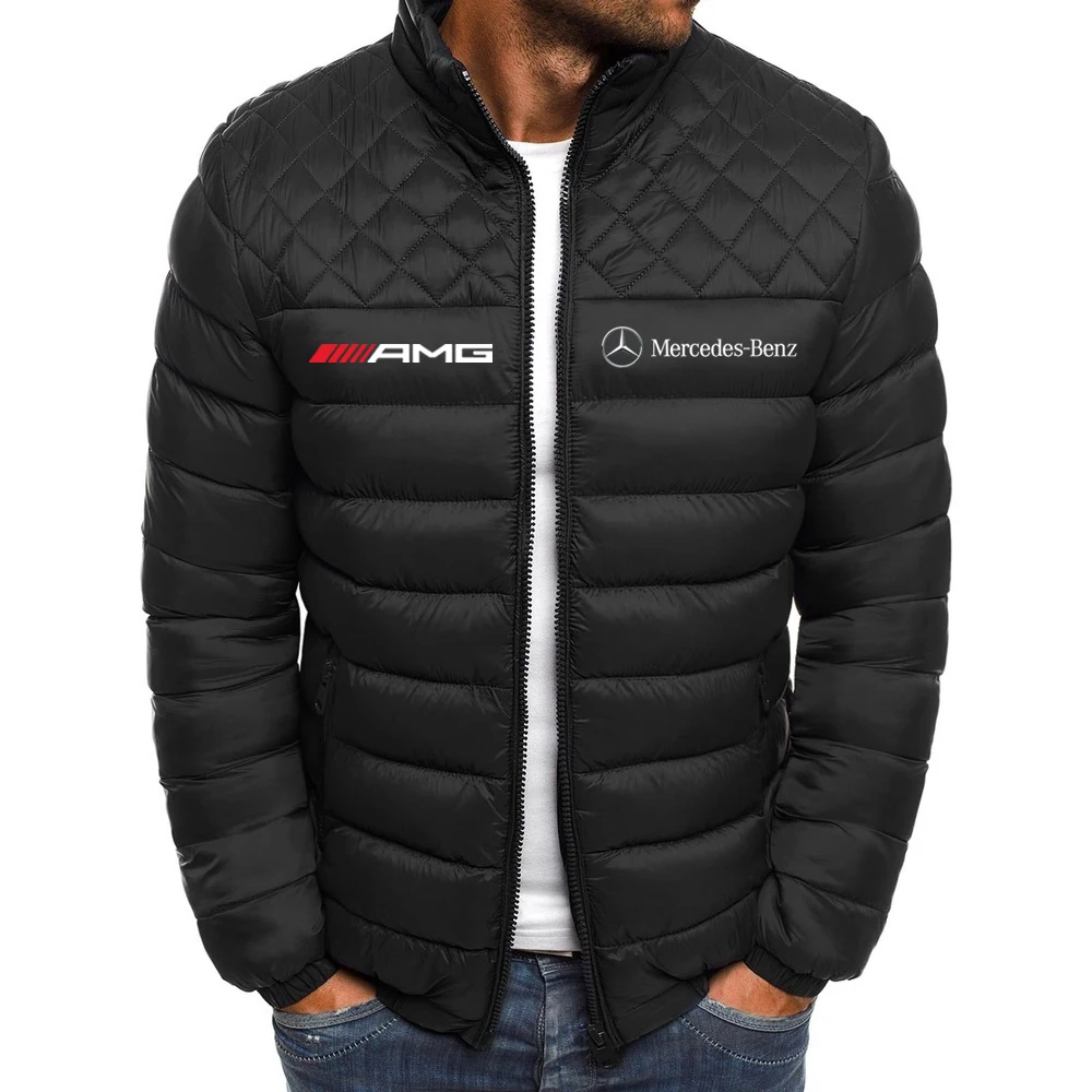 2024 Men\'s and Women\'s Mercedes Benz Motorcycle Autumn/Winter Warm Jacket, Electric Scooter Outdoor Sports Master Design Casual