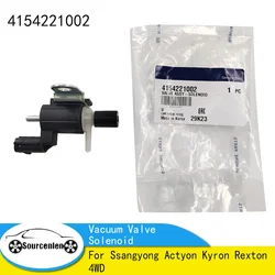 Genuine Vacuum Valve Solenoid 4154221002 For Ssangyong Actyon Kyron Rexton 4WD 41542-21002