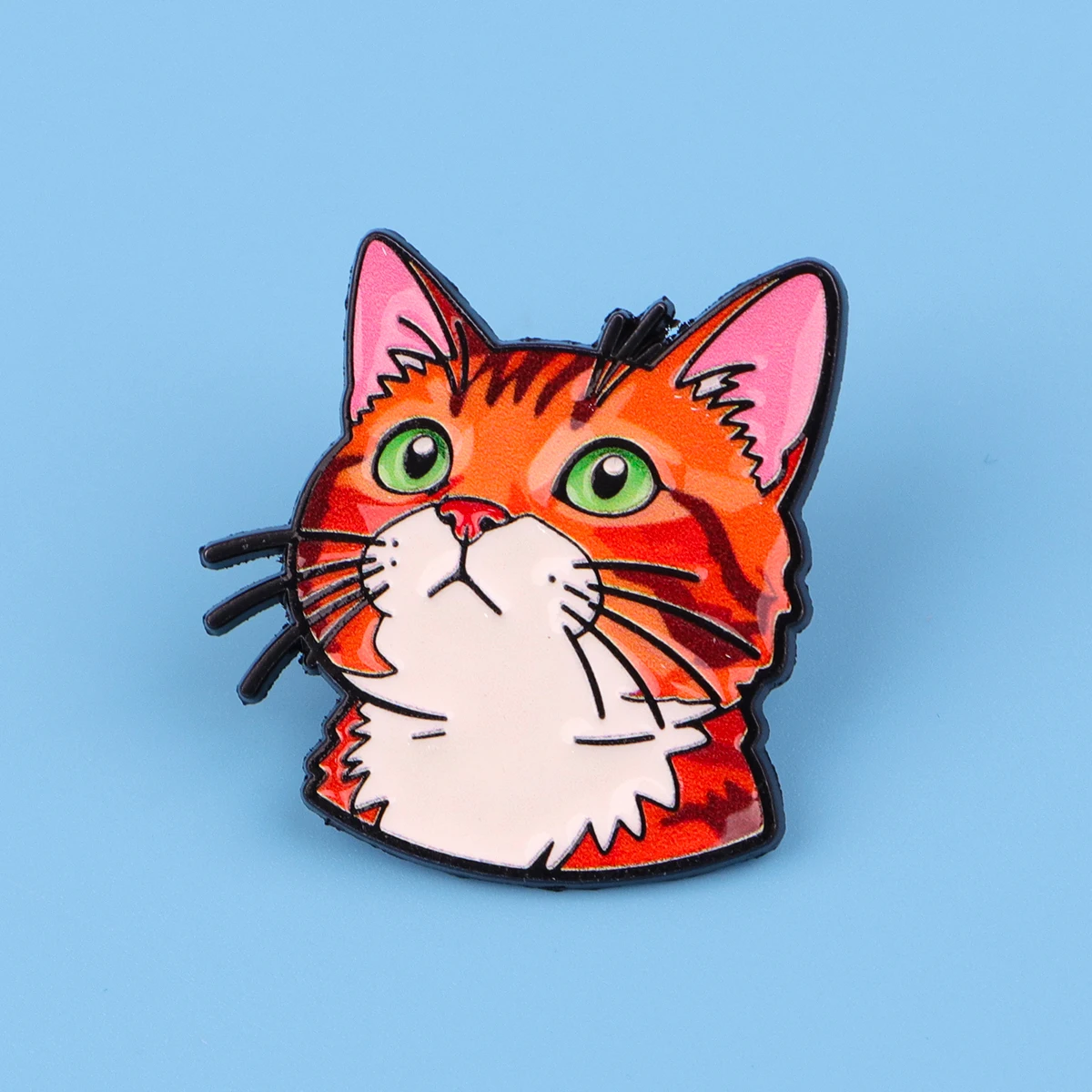 مزيج 6 قطعة/المجموعة القط سلسلة المينا دبوس UFO دبابيس للنساء التلبيب شارة بدبابيس على ظهره الملابس اكسسوارات هدايا مجوهرات الأزياء #3