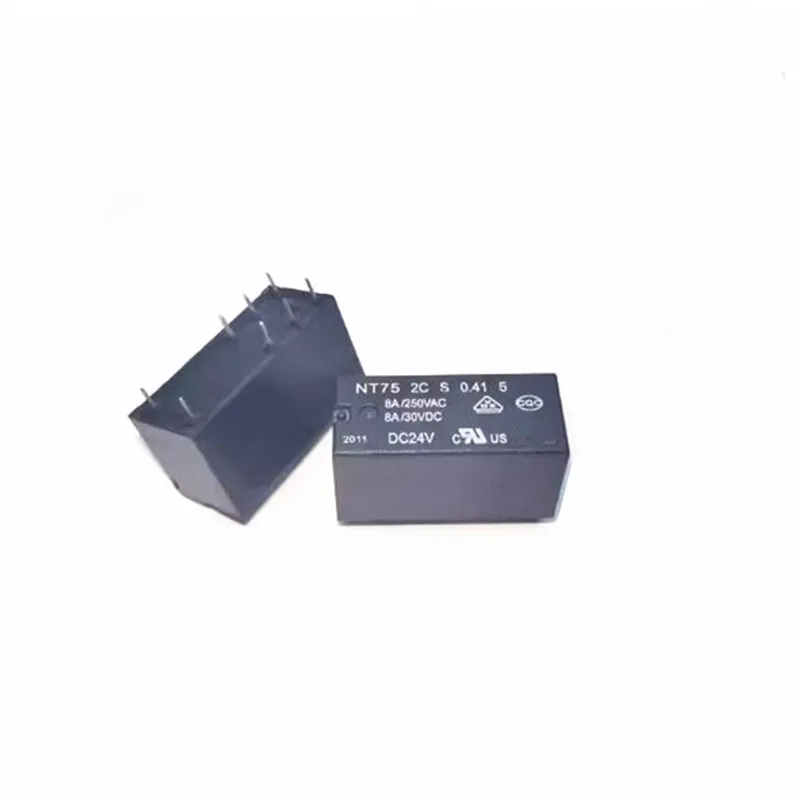NEW NT75 2C S 0.41 5 NT752CS0.415 24VDC 8PIN 24V Relay