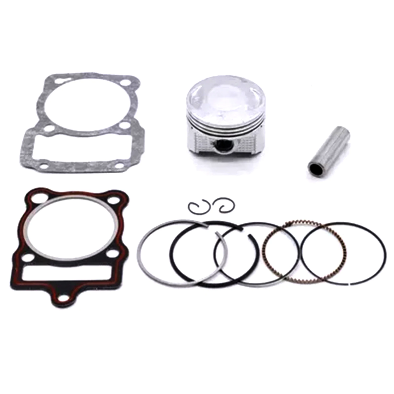 1 Juego de pistón de cilindro, Kit de orificio grande de 67mm para Italika DM200 2014-2024 SPORT 2019-2021, accesorios de cilindro de motor de motocicleta