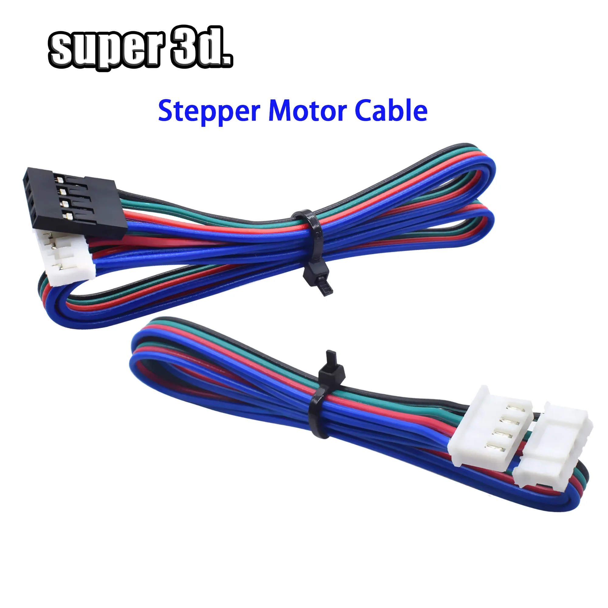 3D Printer Part Stepper Motor Cable 2.54 4pin DuPont Connector Extension to 6pin Terminal Line for Stepper Motor Cable Connector