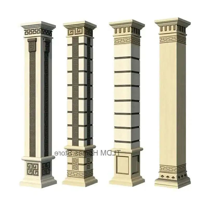 

Column Mold European Component Villa Gate Roman Square Column Decoration Garden Building Cement Square Column Mold T