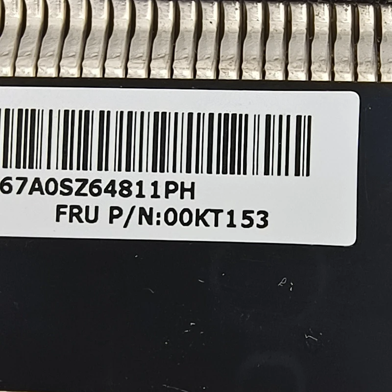 Dissipador de calor e ventilador de refrigeração para Lenovo, ThinkCentre, M93, M93P, 03T9949, 00KT153, 100% Trabalho