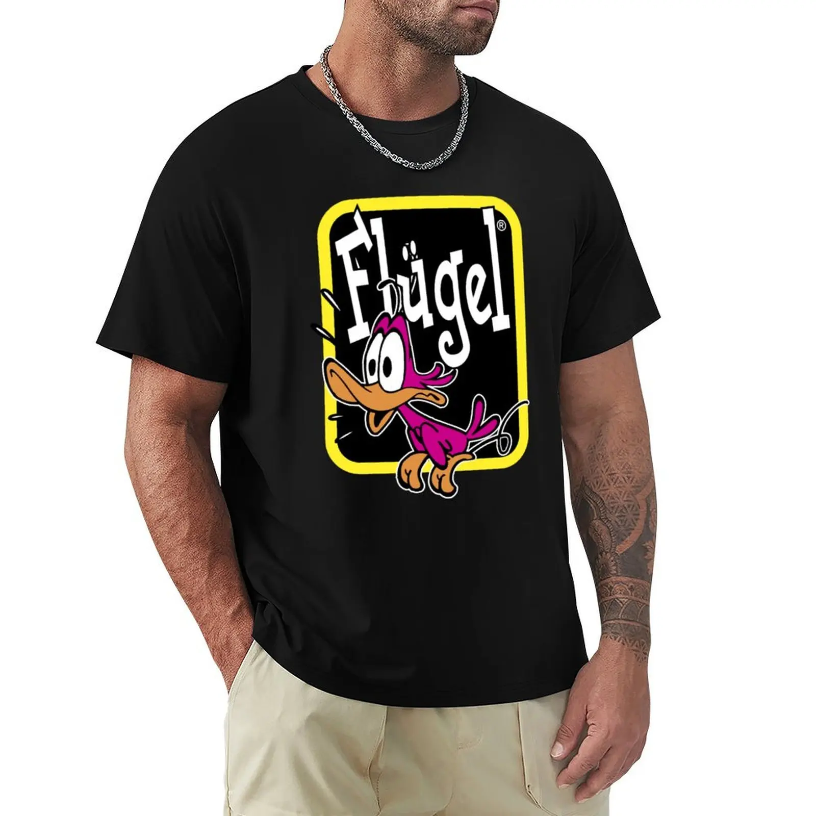 

Flugel Logo T-Shirt cute tops shirts graphic T-shirts man rapper graphic tees men workout shirt