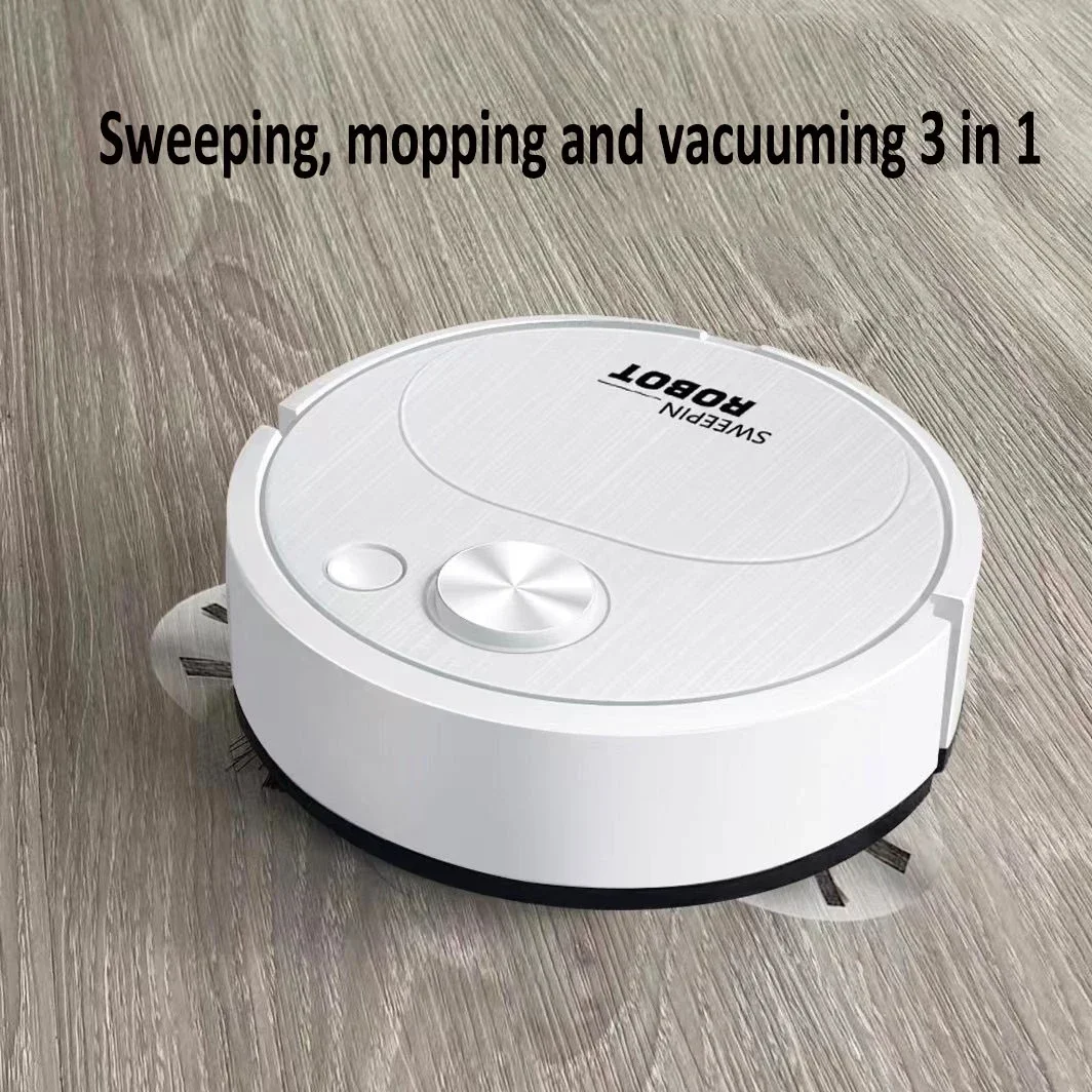 USB Sweeping Robot Vacuum Cleaner Automatic Household Small Cleaner Suction Sweeping and Dragging 3 In 1 for Home Office