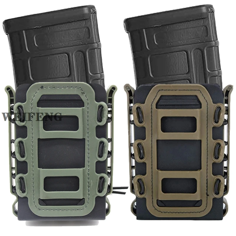 Tactical 5.56 Magazine Pouch Carrier for AK 47 AR15 M4  Molle Scorpion Fast Mag Holder Pouch Hunting Rifle Magazine Holster Gear