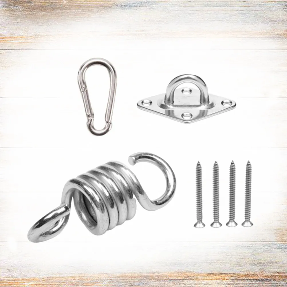 M8 Stainless Steel Hammock Hanging Kit for Outdoor Hanging Chairs Swings Punching Bags Heavy Duty Rotating Hook Hardware Set