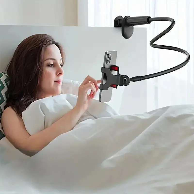 휴대 전화 스탠드 iPhone iPad 태블릿 홀더 용 게으른 침대 옆 브래킷 Samsung Xiaomi 데스크탑 캔틸레버 지원 브래킷