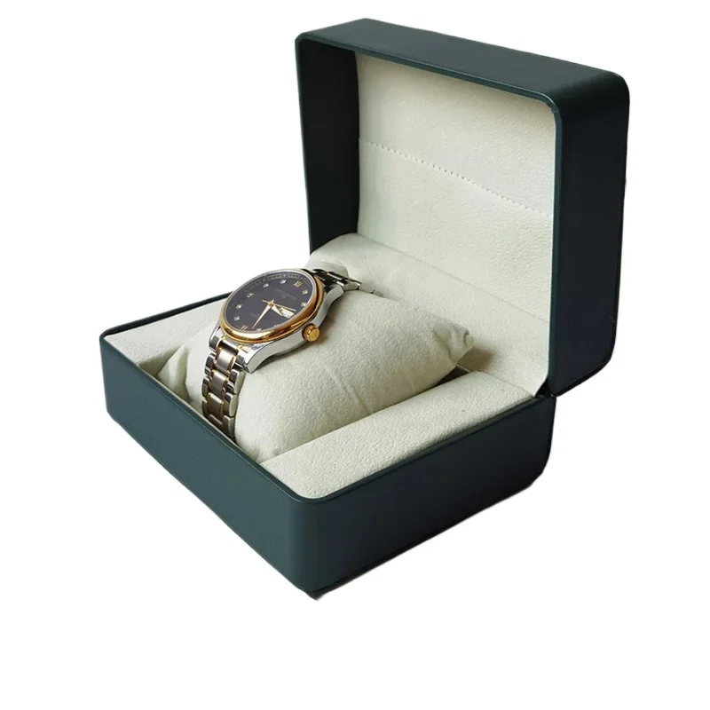 عالية الجودة بولي Leather الجلود المخملية موضة أسود أبيض أحمر برتقالي صندوق ساعة تخزين المجوهرات ساعة السفر عرض التعبئة والتغليف NH35 NH36