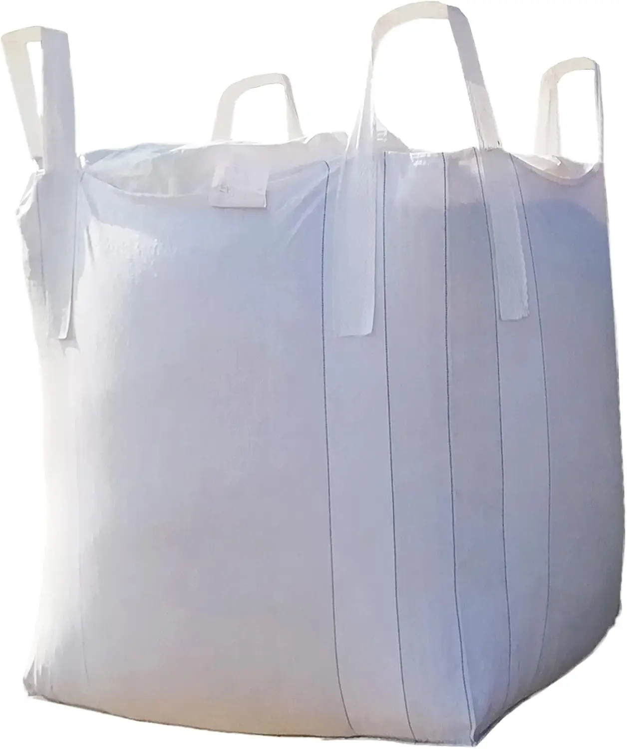FIBC Bulk Ton Bag, Woven Polypropylene Bags Pack,Heavy Duty Builder's Bulk Bags Contractor Trash Bags Holds up to 2200 lbs