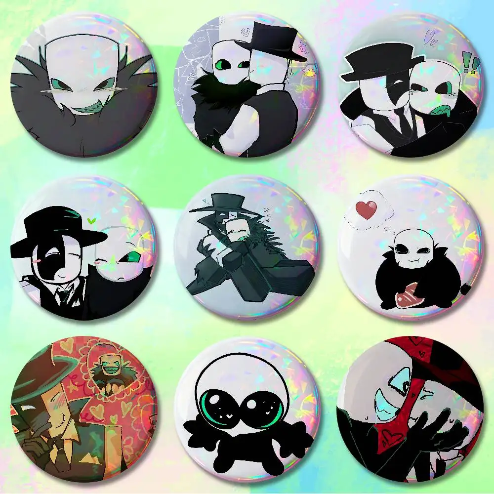 

Funny A-Artful P-Pursuer Enamel Pin Tinplate Round Brooch Cosplay Nijigen Otaku Culture Badges 58mm 44mm 32mm 75mm 25mm