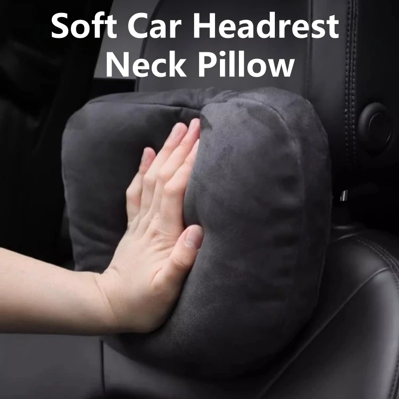 

Top Car Headrest Neck Pillow Seat Soft Comfort Universal Adjustable Car Pillow Neck Rest Cushion Auto Interior Accessories
