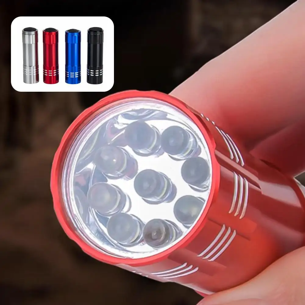 Portable Ultra Violet LED Flashlight Blacklight Light NM Torch 395 Waterproof Lamp Ultraviolet Light UV Lamp Lamp Inspectio W1C4