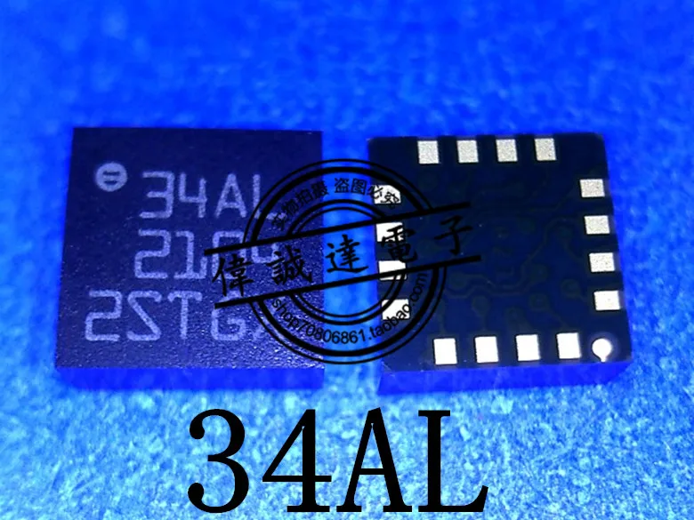 

10Pcs 34AH LIS344ALHTR LIS344ALH 34AL LGA16 New