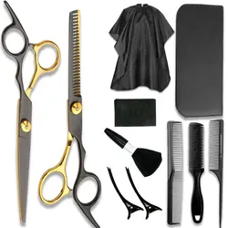 Hairdressing Scissors Set Hair Cutting Thinning Shears Set Professional Salon Stainless Steel Hair Scissors Hair Tools