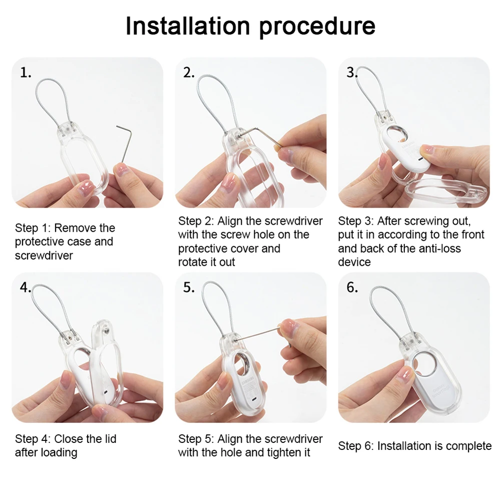 Protector Cover Locator PC Anti-Loss Anti-fall Case Cover Dog Cat Collar Lightweight Cover Compatible For  SmartTag 2