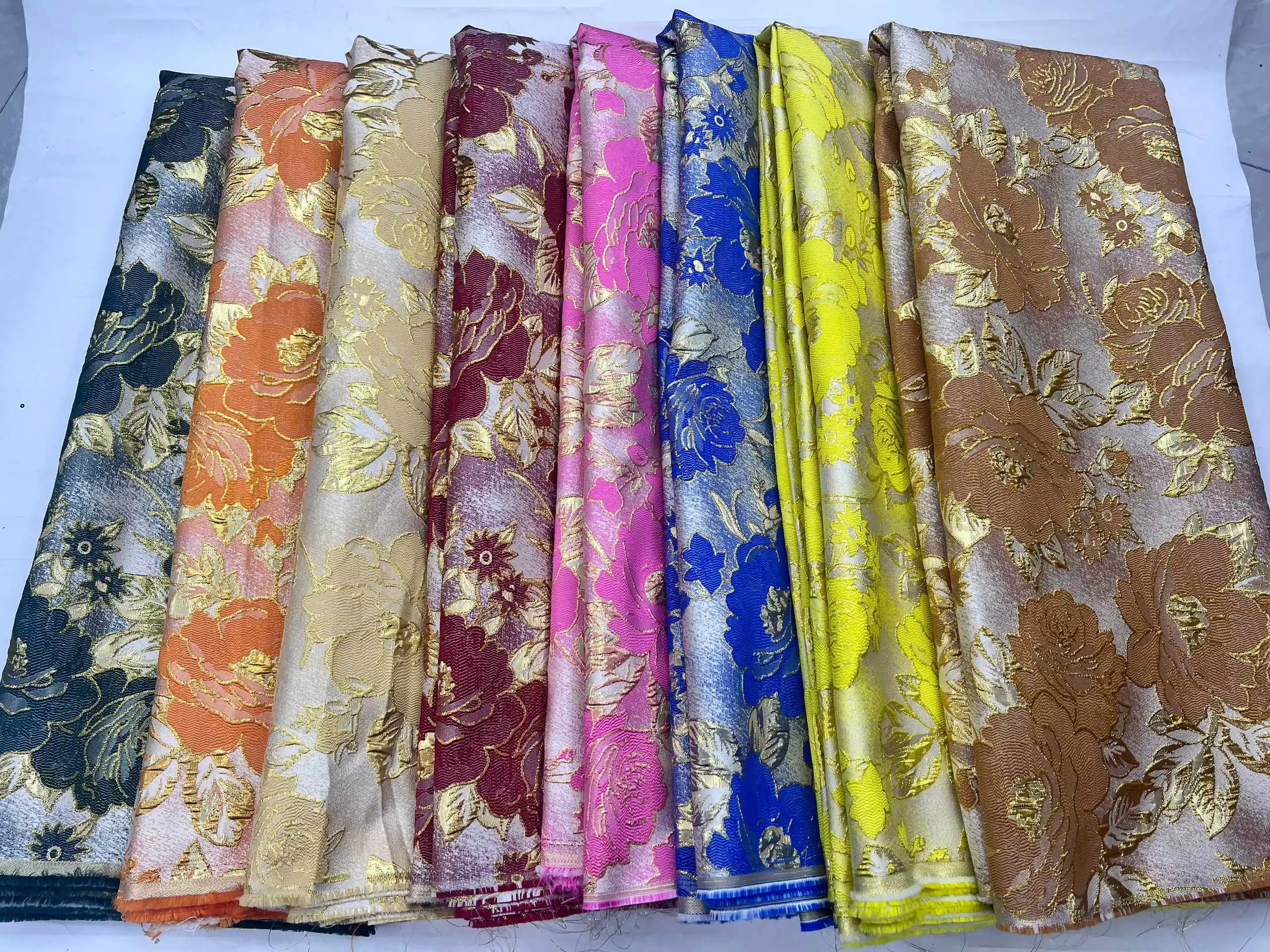 Nigeriaanse Brokaat Stoffen Tule Kant Afrikaanse Kant Stof 2026 Hoge Kwaliteit Kerst Brokaat Jacquard Voor Bruiloft Jurken