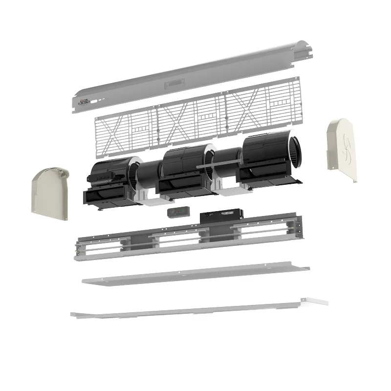 1800mm Super Strong Wind Air Barrier Cross Flow Factory High Quality Centrifugal Air Curtain