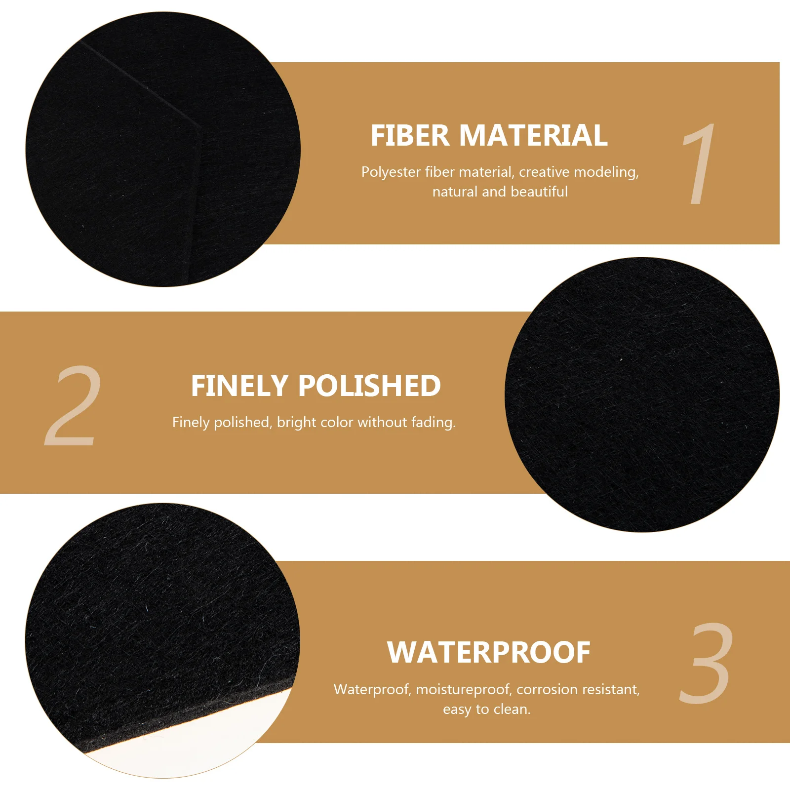 

6pcs Polyester Fiber Acoustic Panels Soundproofing Boards Noise Reduction Wall Panels For Home Studio Gym Ktv Sound Dampening
