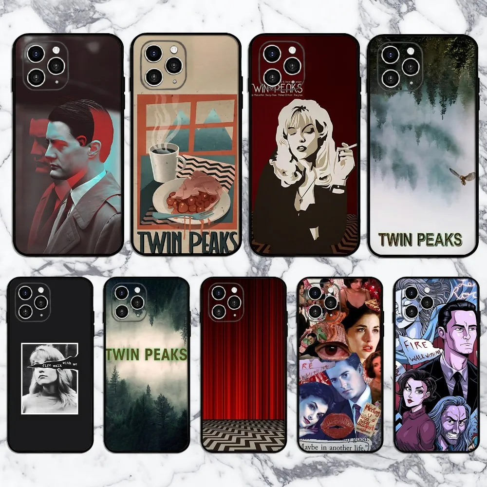 Twin Peaks Phone Case For Iphone 16 15 11 13 14 Pro Max 7 8 Plus X Xr Xs Max 12mini Cover Case