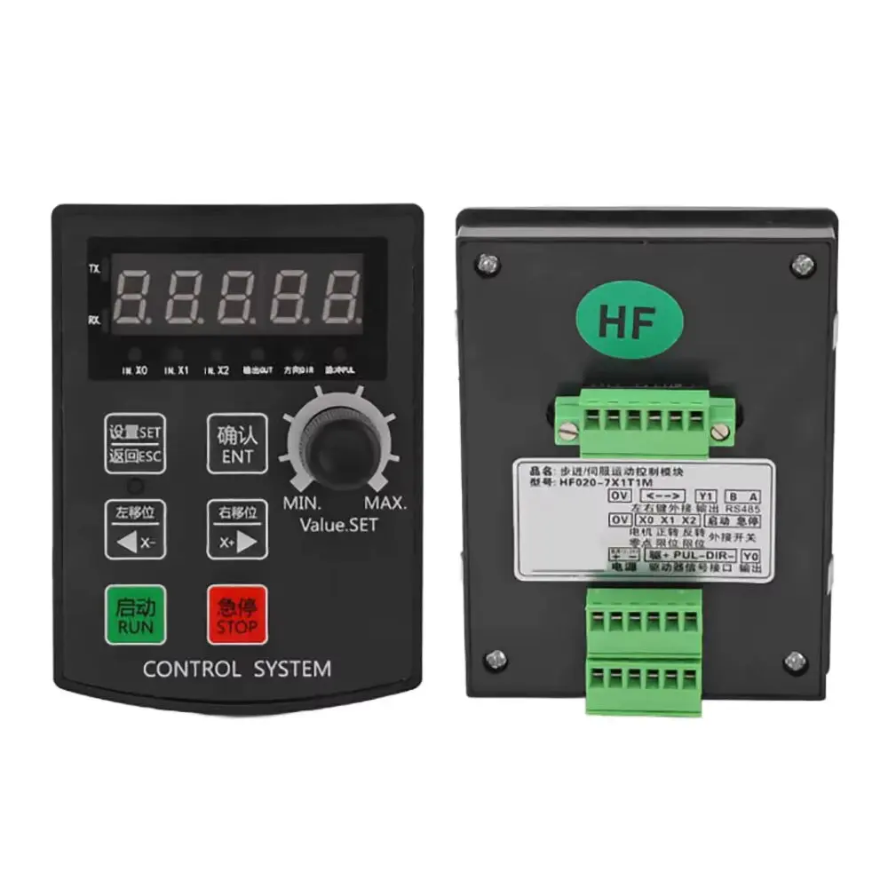 Stepper Motor Controller Pulse Speed Regulator HF020 Forward and Reverse Positioning Angle Turn Control 24VDC