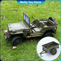 JJRC C8815 RC Car 4WD RTR Crawler Climbing Scale Military Truck Offroad Vehicle Accessories Trailer Capstan Metal Drive Shaft