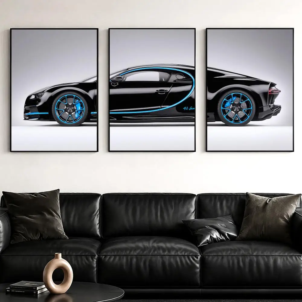Ultimate Racing Supercar Painting Calligraphy Canvas Poster Set Wall Artwork for Bedroom Living Room Decorative Prints Gift