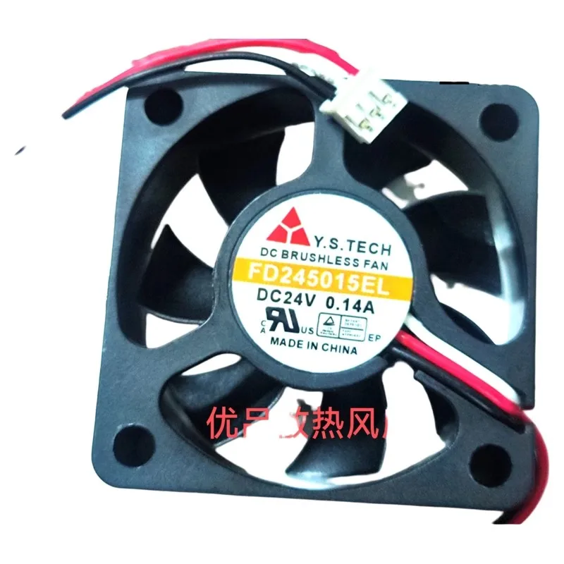 New Cooler Fan for Y.S.TECH FD245015EL 5015 24V 0.14A 5CM Inverter Fan 50*50*15MM