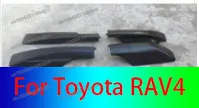 4pcs ABS Plastic Roof Rack Rail With Screws Roof Luggage Carriers Baggage Cover  Accessories Fit For Toyota RAV4 2006-2012