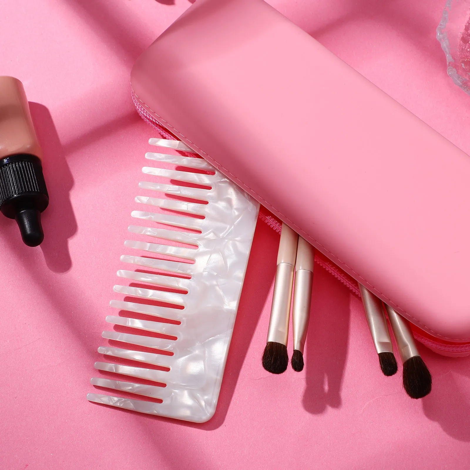 

1Pc Fashionable AntiStatic Comb For Thick Thin Coarse Dense Hair Polished Teeth Scalp Massage Detangling Combs