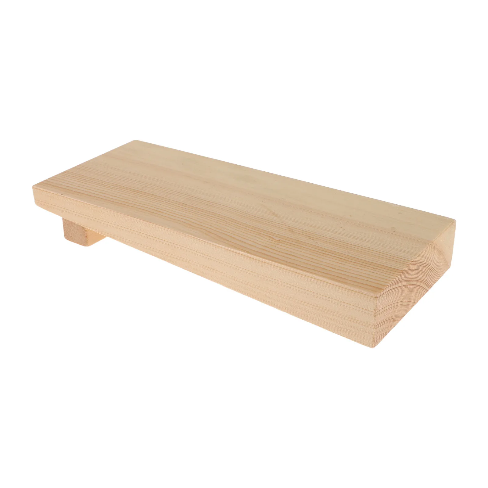 

Wooden Sushi Serving Boat Rectangular Design with Natural Grain Ideal for Sashimi Snack Appetizer Tray Japanese Style Dinner