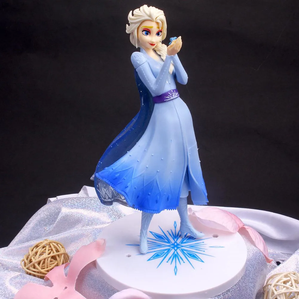Disney Frozen 2 actiefiguur, Elsa Princess Fire Dragon PVC-pop, bewegbaar anime-kerstcadeau, 2025, hot-selling fancadeau