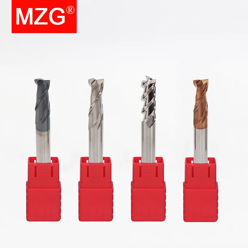 

MZG 2 3 Flutes HRC50 HRC55 End Mill 1-20mm CNC Machining Milling Cutter Aluminum Titanium Tungsten Metal Alloy Steel Endmill