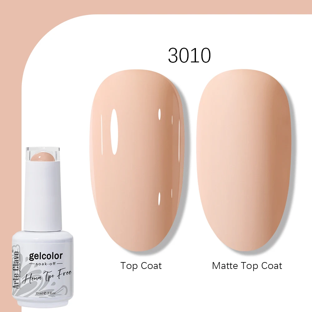 Arte Clavo Gel Nagellak 400 Kleuren 15 ml Semi Permanente Gel Vernis Base Top Coat Nail Art Manicure Losweken LED UV Salon Gel - afbeelding 1