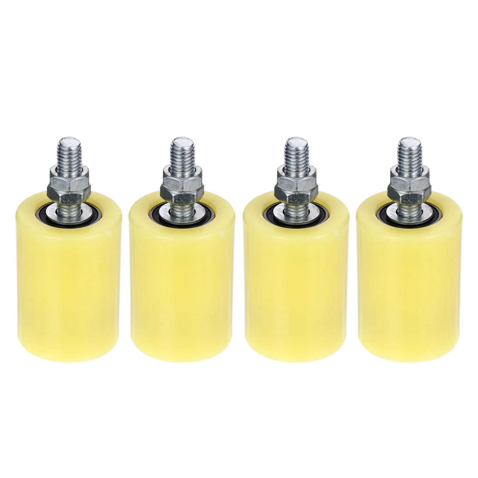 

4 Pcs Door Wheel Pulley Gate Roller Guide Fence Rolling Screen Sliding Block Nylon Guiding Electric Suite