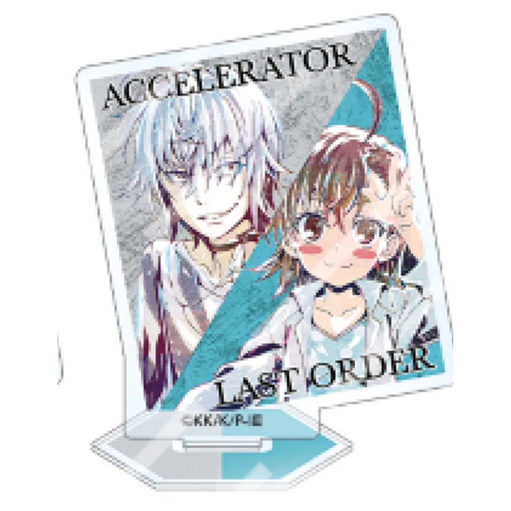 Game Kamijou Touma Hamazura Shiage Mikoto Misaka Acrylic Stands Doll Anime Figure Model Cosplay Toy For Gift